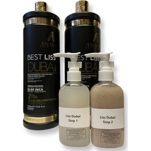 *** BEST LISS DUBAI TOP KERATINE VOOR KROES HAAR ***Met deze klein flesje van 100ml kun je de behandeling uitvoeren voor eenmalig bij (Extra lang haar).