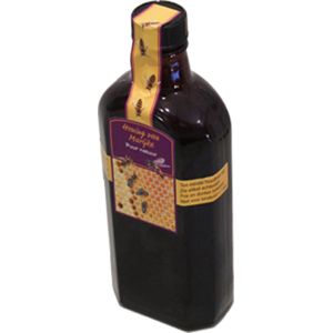 Propolis siroop  240 gr -  Ambachtelijke productie door Imker  Marijke. Merk:  Honing van Marijke -Zuivere ingredienten, geen additieven.  Volumekorting