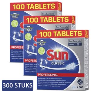Sun - Vaatwastabletten - Classic - Regular - 300 Vaatwastabletten - Voordeelverpakking