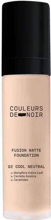 Les Couleurs De Noir Fusion matte Foundation 02 30ml