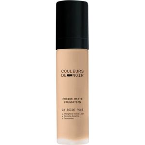 Les Couleurs De Noir - Fus. Matte Fdt 03 B.rose - Foundation - 30ml