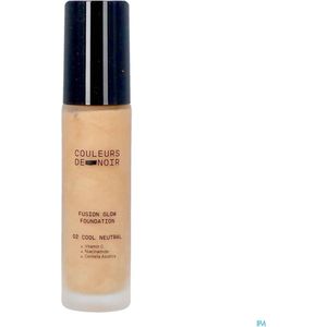 Les Couleurs De Noir Fusion Glow Foundation 02 Cool Neutral 30ml