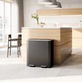 Prullenbak - Zwart - Kunststof