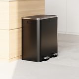 Prullenbak - Zwart - Kunststof