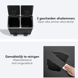 Prullenbak - Zwart - Kunststof