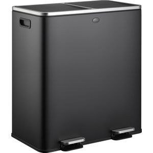 Prullenbak - Zwart - Kunststof