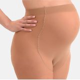 MAMSY - Comfortabele Sheer - Zwangerschapspanty - Cognac - 20 denier - XXL