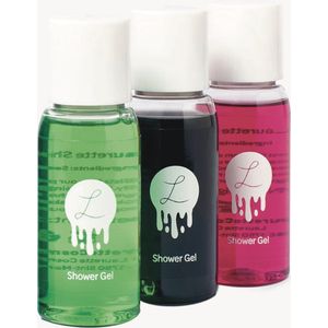 Laurette Natural Shower Gel Trio Mini - 3x60ml - Woody Scents - Etherische Olie - Klein Cadeau