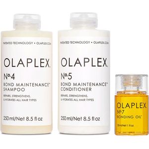 OLAPLEX - No.4, No.5 & No.7 - Haarverzorgingspakket - 250ml - 250ml - 30ml