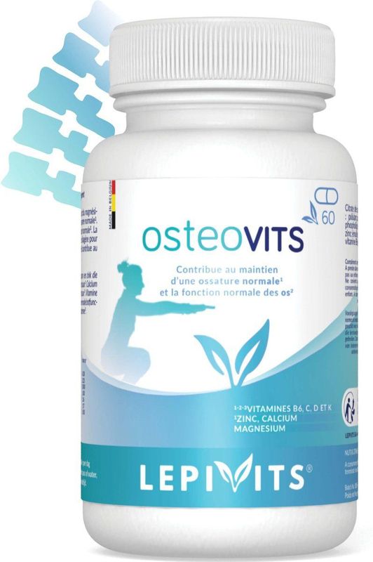 Osteovits - Vitamine- en Mineralenformule - Calcium Magnesium Zink - 60 Tabletten
