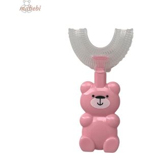 Mabebi - MBB-TRO - 360° U-vormige kindertandenborstel - peuter tandenborstel - siliconen tandenborstel