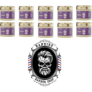 10 X Bandido ( Pack Aqua Haar Wax Medium 6 125ml) 10 STUKS
