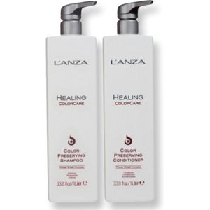 Lanza Healing Colour Care - 950 ml - Shampoo & Lanza Healing Colour Care - 950 ml - Conditioner
