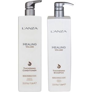 Lanza Healing Volume Thickening - 1000 ml - Shampoo & Lanza Healing Volume Thickening - 1000 ml - Conditioner