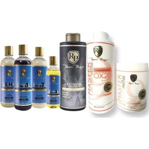 Robson Peluquero CCRP + Haarhersteller Extreme+Blondeerpoeder & Cream Activator 20 Vol