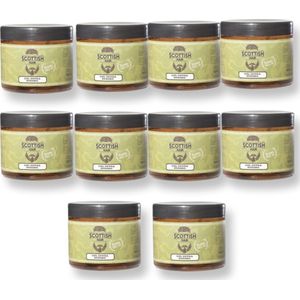 10 X SCOTTISH HAIR & BEARD STYLING & FINISHING GEL EXTRA STRONG 500 ML