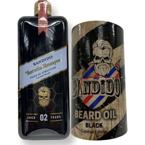 Bandido Keratin Shampoo & Bandido Barber Shop Beard Oil 40 ml