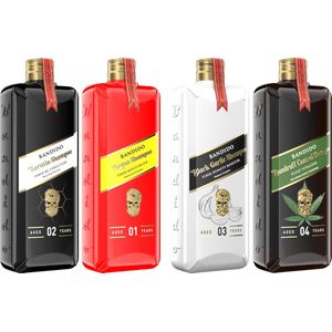 Bandido Golden Collection Black Garlic Hair Shampoo 4 X 250 ML