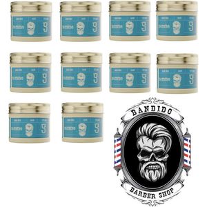 BANDIDO AQUA WAX 5 MEDIUM 10 STUKS + BANDIDO BEARD OIL TOP OIL