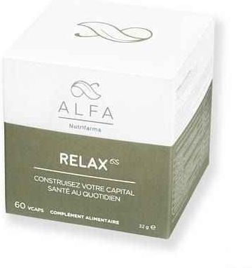 Alfa - Relax V-caps 60 - L-Theanine - Ashwaganda - Vitamine B-complex