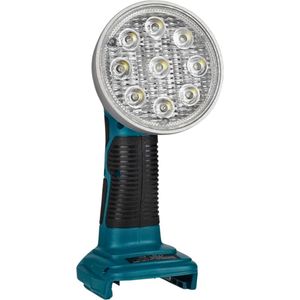 Krylanso® - LED lamp voor Makita 14,4V/18V LXT accu - USB Powerbank functie - Verstelbare Lampkop - Compact en Hanteerbaar - 9 Watt - 1000 Lumen (geleverd zonder accu en lader)
