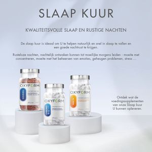 Slaap kuur 1 maand – Voedingssupplementen met natuurlijke extracten : Valeriaan, Passiebloem, Eschscholzia , L-triptofaan – krachtige anti stress, rustige nacht, kwaliteitsslaap om vermoeidheid te verminderen