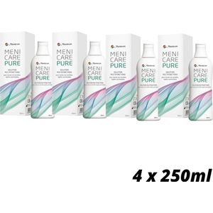 Menicare PURE - lenzenvloeistof | 4x 250ml