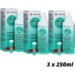 Menicare PLUS - Lenzenvloeistof - 3x 250ml