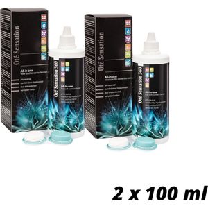 Oté Sensation All-in-one 2 x 100 ml '+ lenshouder - Lenzenvloeistof