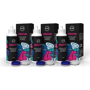 Oté sensation 3x100ml - lenzenvloeistof