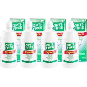 OptiFree Express 4x355ml - lenzenvloeistof - zachte lenzen