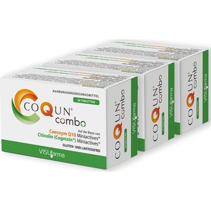 COQUN Combo Voedingssupplement - Glaucoom Behandeling - Voor Droge Ogen - 3 x 60 Stuks