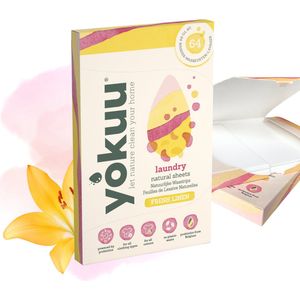 YOKUU Probiotische Wasstrips - 64 Wasbeurten - Ecologisch Wasmiddel - Ultra Geconcentreerd