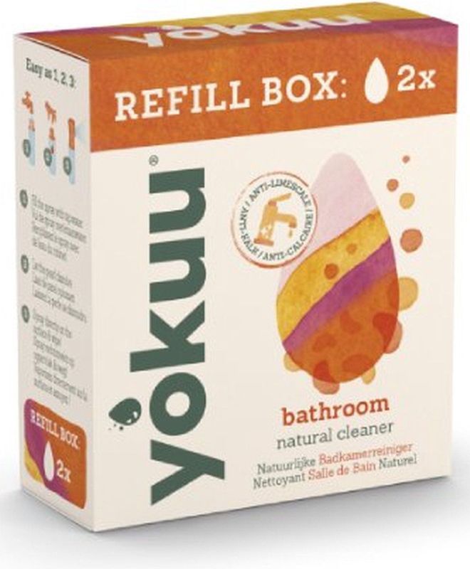 Yokuu - Badkamerreiniger - Refill - 2 Jaar Houdbaarheid - Probiotisch
