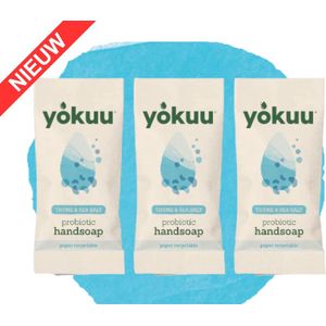 YOKUU Probiotische Vegan Handzeep – Thijm & Zeezout Geur – Navulling met 1 Parel - Schuimende Zeep – Waterloze Zeep