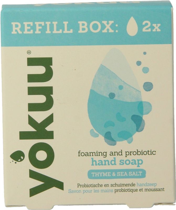 Yokuu - Handzeep - Thyme & Sea Salt - Probiotisch - Refill Box 2st