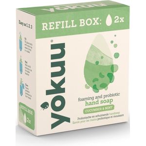 Yokuu - Handzeep - Cucumber Mint - Probiotisch - Refill Box 2st