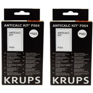 Krups - Koffiemachineontkalker - F054 - 2 doosjes