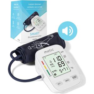 Metic - Smart Bloeddrukmeter - Bovenarm - Manchet 22-42 cm