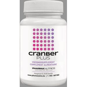 CRANBER PLUS 60 TABL PHARMANUTRICS//URINEWEGEN//VEENBESSEN//D-MANNOSE//VITAMINE C//OPC//URINEWEGEN