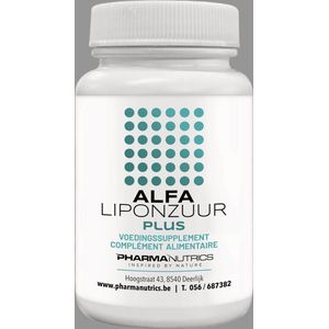 ALFALIPONZUUR 60 v-caps Pharmanutrics- Zenuwstelsel - Neuropathie- Anti-oxydant // Natuurlijk // Hypo-allergeen // Voedingssupplement