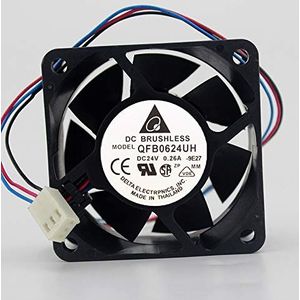 QFR0624UH 6025 24V 0.26A 3-line gale volume double ball cooling fan