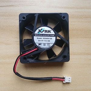 CYRMZAY Koelventilator voor XINRUILIAN RDM5015S 12V 0.14A 50 * 50 * 15MM 5CM Sleeve Koelventilator
