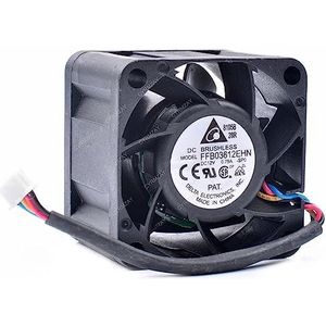 CYRMZAY Koelventilator voor DELTA FFB03612EHN 36 * 36 * 28MM 12V 0.75A 4Pin Koelventilator