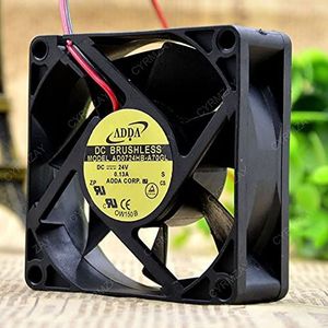 CYRMZAY Koelventilator voor ADDA AD0724HB-A70GL 24V 0.13A 2-Wire 7CM 7025 Koelventilator