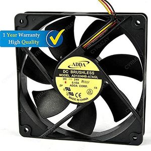 CYRMZAY Koelventilator voor ADDA AD1224HB-A7AGL 24V 0.15A 3-Wire 12CM 12025 Koelventilator