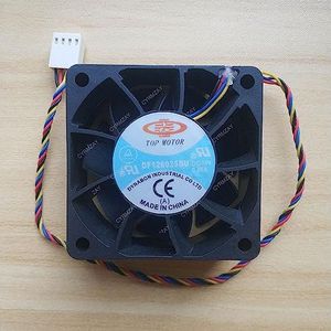 CYRMZAY Koelventilator voor TOP MOTOR DF126025BU 12V 0.80A 6025 6CM PWM Koelventilator