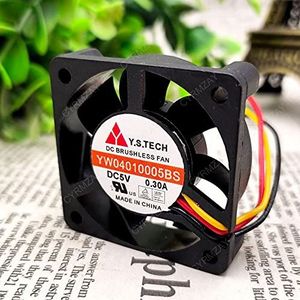 CYRMZAY Koelventilator voor Y.S.TECH YW04010005BS 5V 0.30A 3-Wire 4cm 4010 Koelventilator