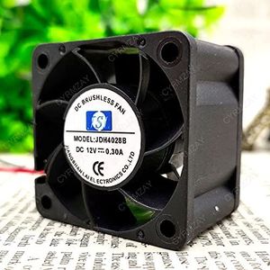 CYRMZAY Koelventilator voor JSL JDH4028B 12V 0.30A 2-Wire 4CM 4028 ultra-quiet Koelventilator