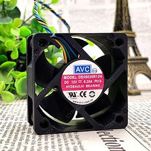 CYRMZAY Koelventilator voor AVC DS05020R12H 12V 0.25A 5CM 5020 4-Wire PWM Koelventilator